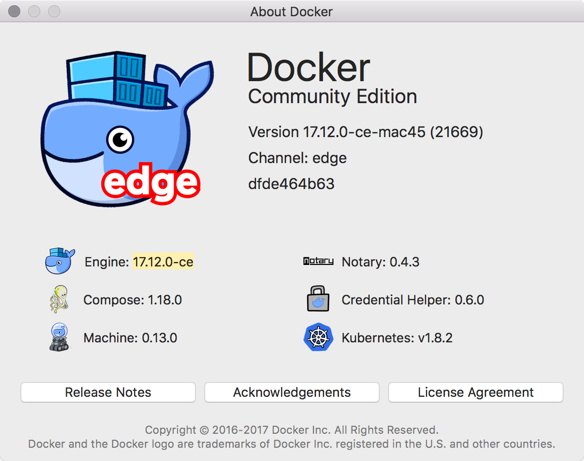 docker for mac network settings